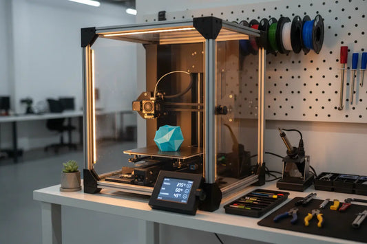 safe 3D printing temperature setup with enclosure — Forgely guide