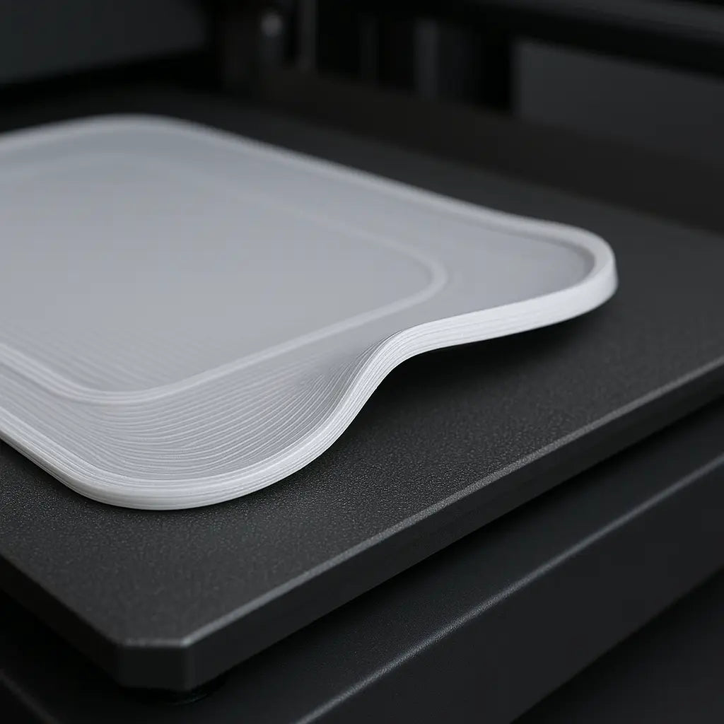 warped 3D print lifting from build plate — Forgely troubleshooting guide