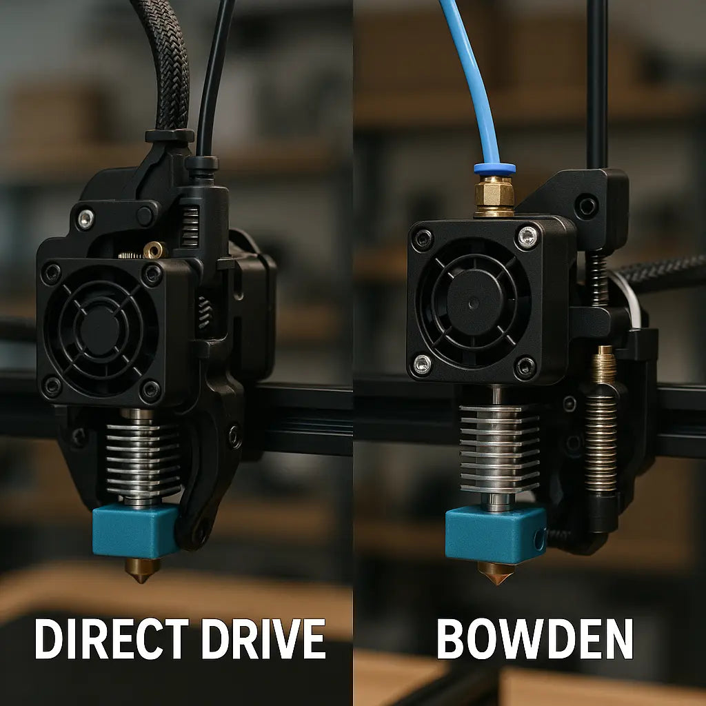 Direct Drive vs Bowden extruder comparison — Forgely hardware guide