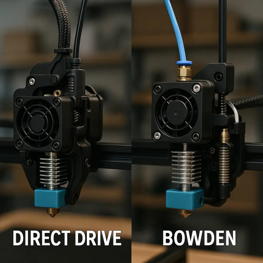 Direct Drive vs Bowden extruder comparison — Forgely hardware guide