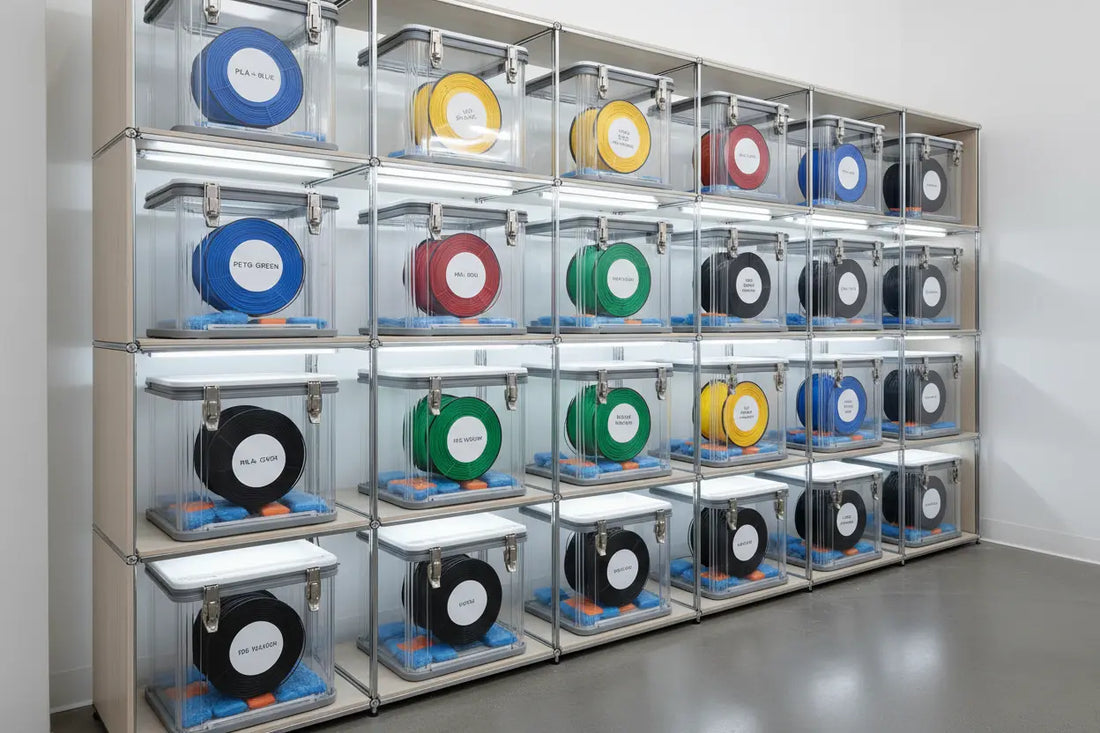 airtight storage containers for open filament spools — Forgely storage tips