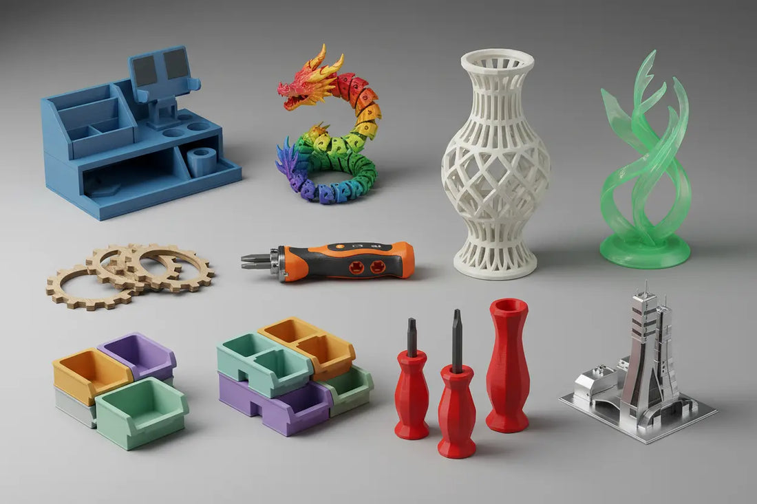 trending 3D printed objects from the Forgely community