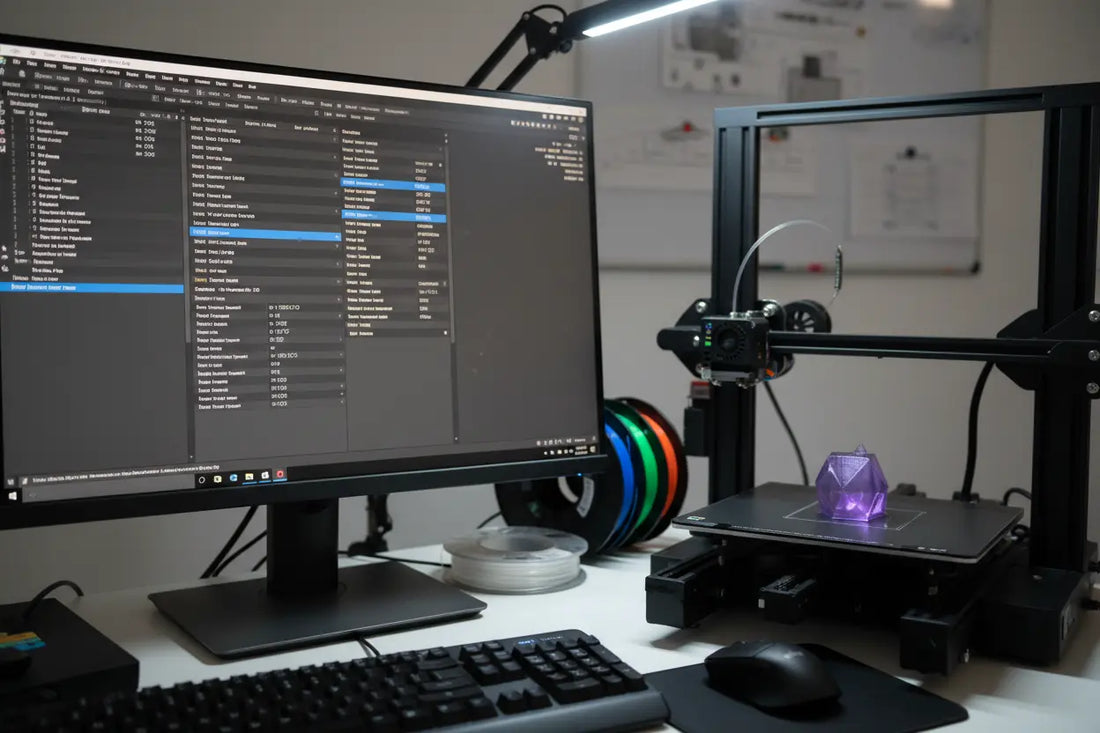 PETG slicer profile settings with finished print — Forgely recommendations