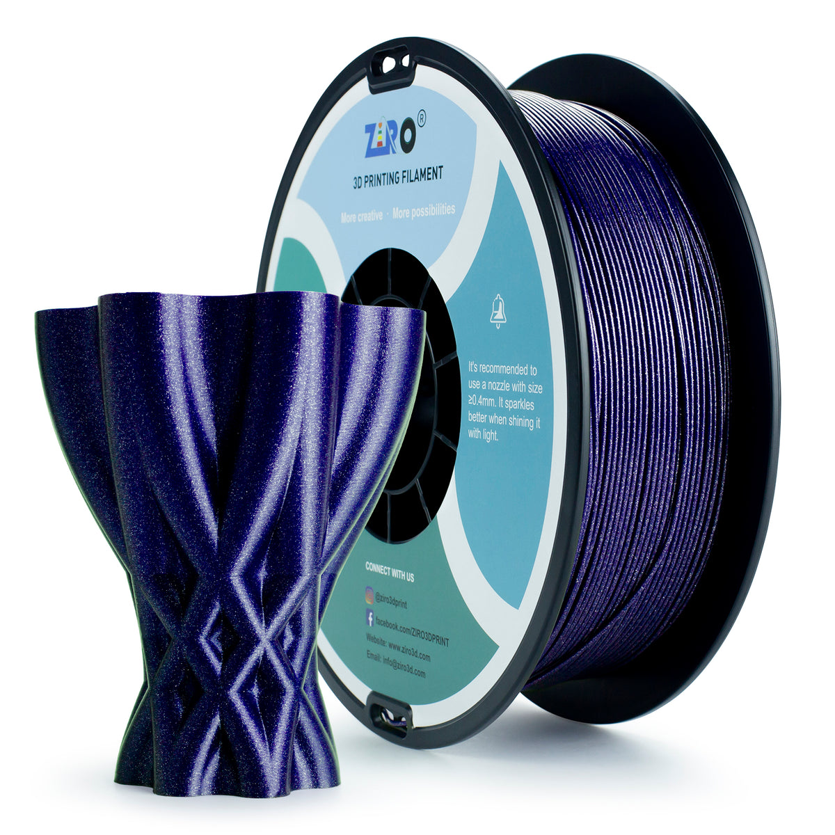 Ziro Diamond PLA - Blue