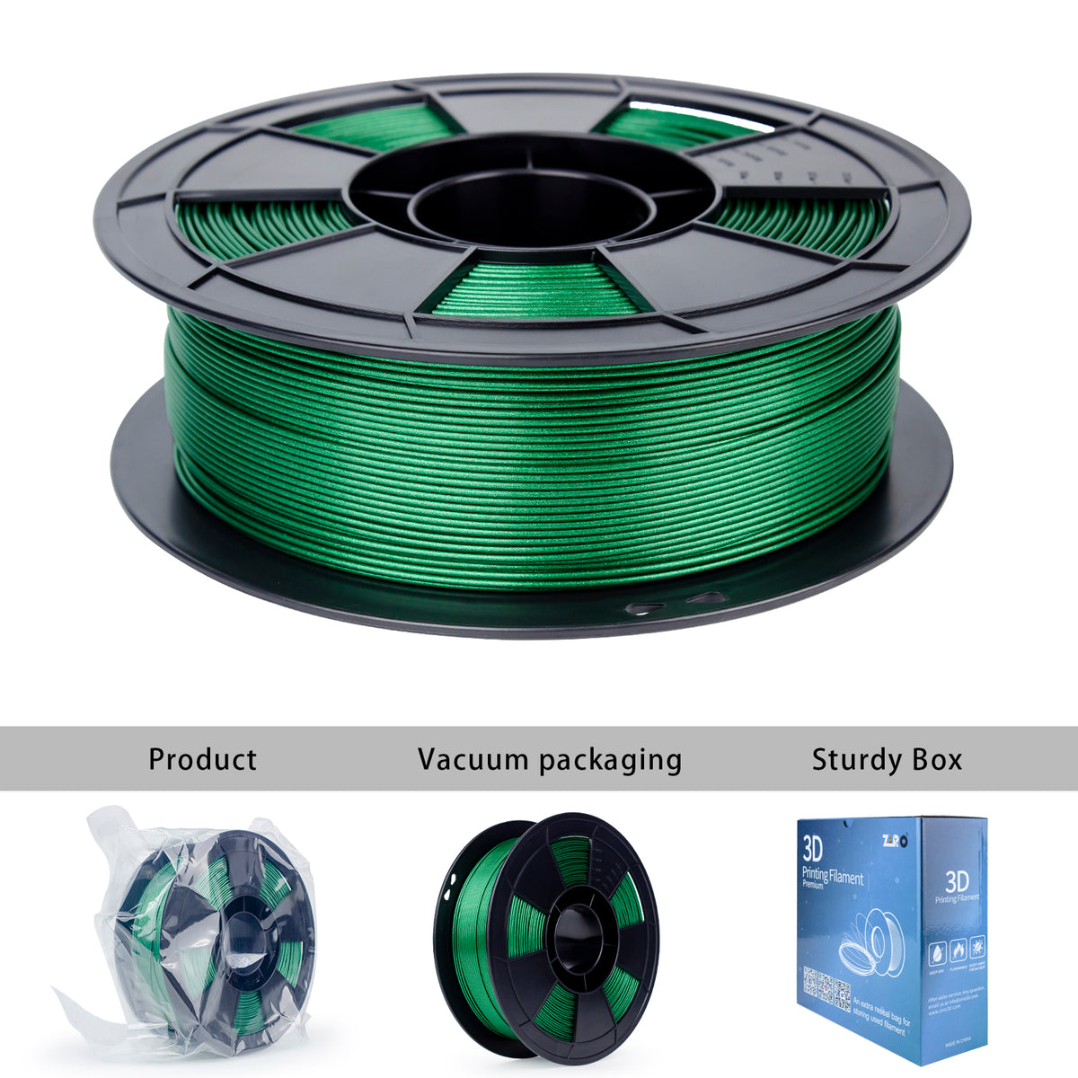 Ziro Diamond PLA - Emerald Green