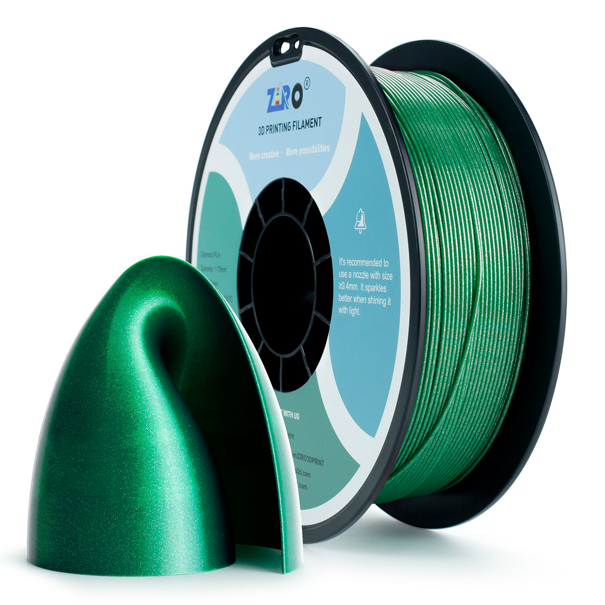 Ziro Diamond PLA - Green