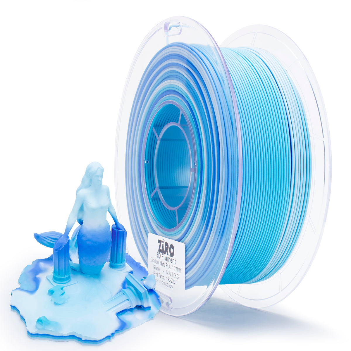 Ziro Matte Gradient - Glacier