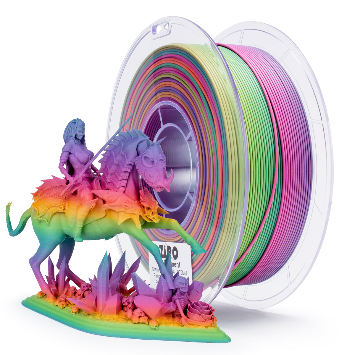 Ziro Matte Gradient - Rainbow Blaze