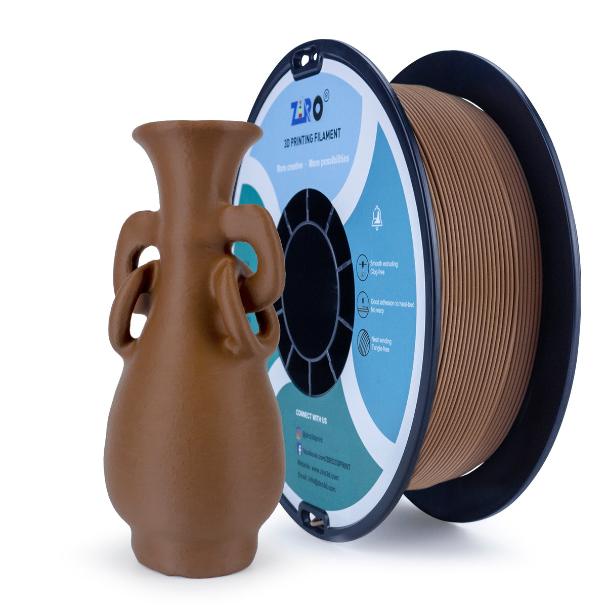 Ziro Matte PLA - Chocolate