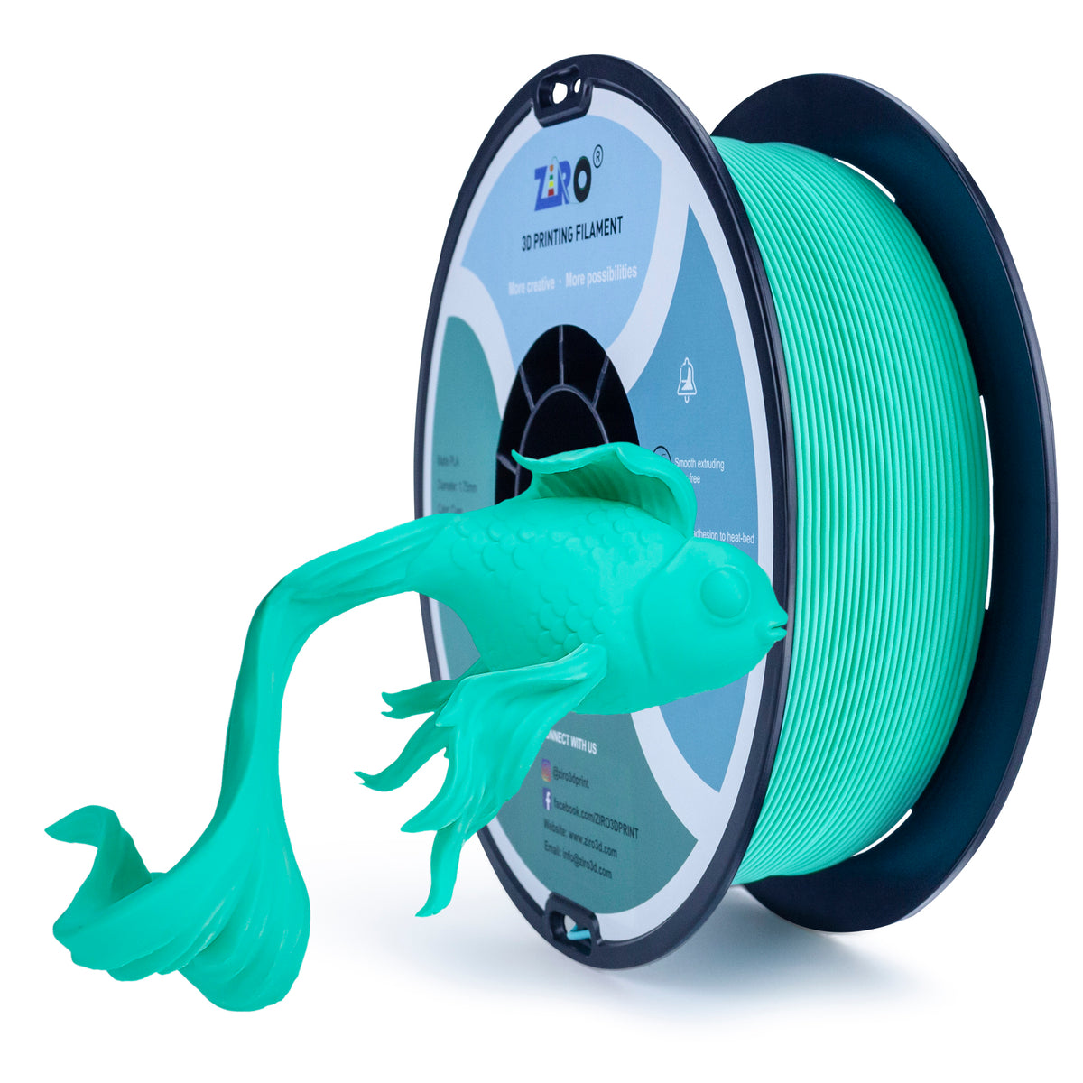 Ziro Matte PLA - Cyan