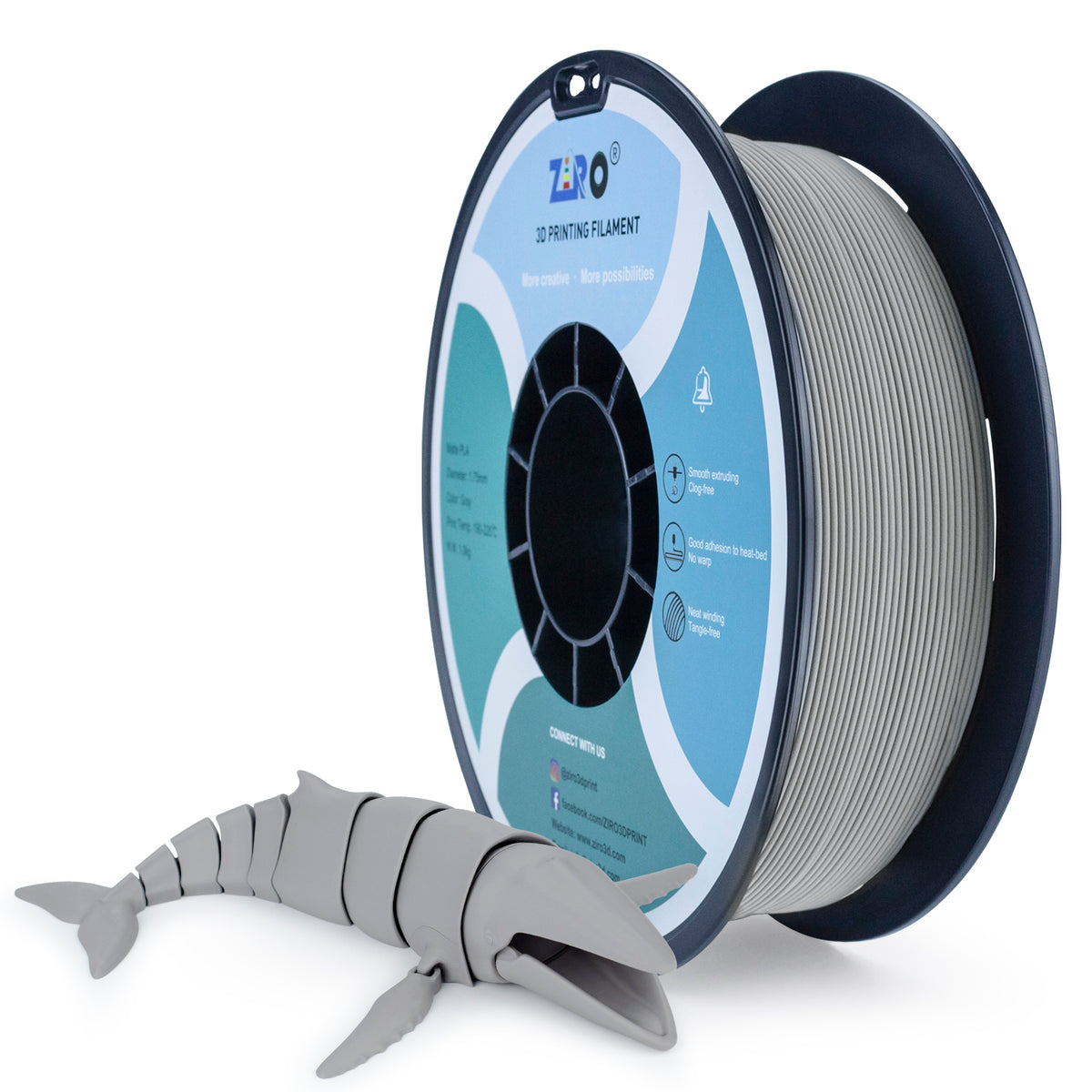 Ziro Matte PLA - Gray