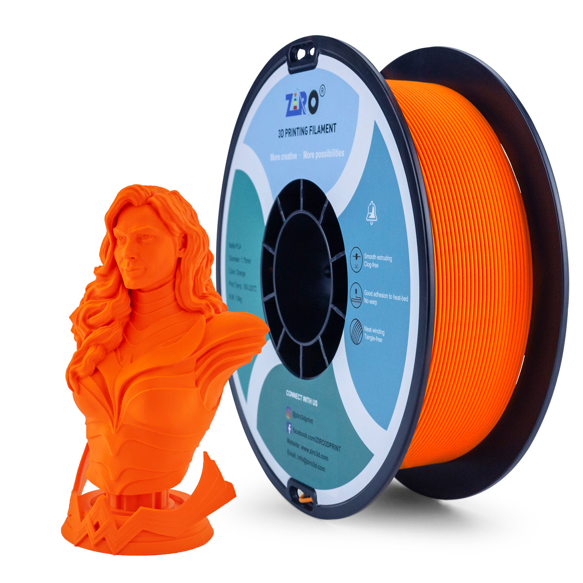 Ziro Matte PLA - Orange