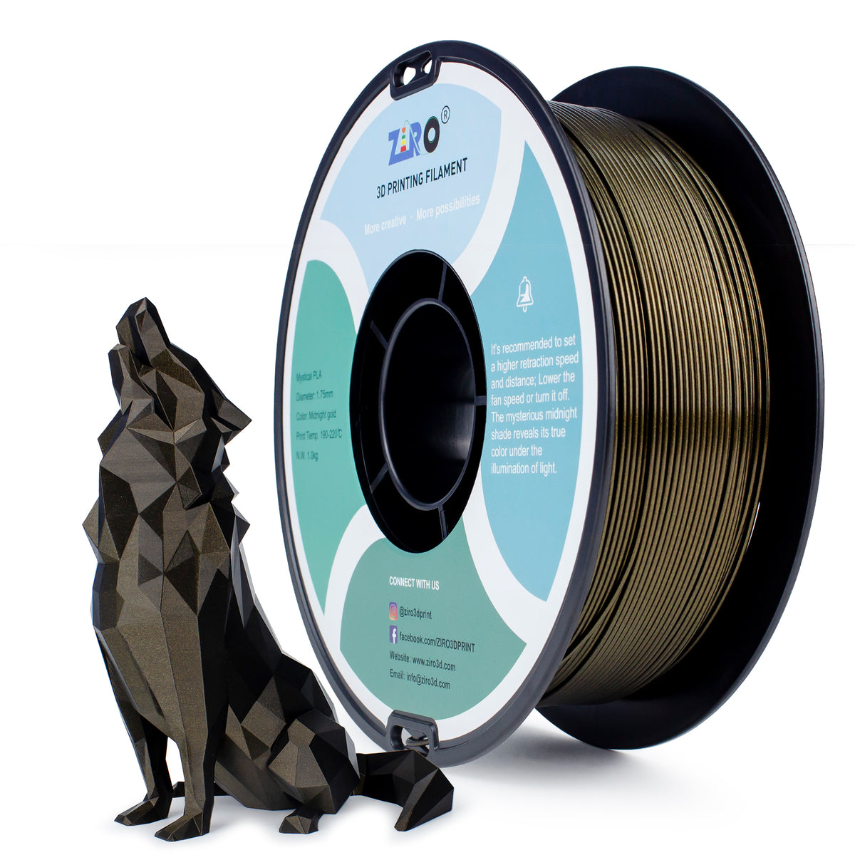 Ziro Mystical PLA - Midnight Gold
