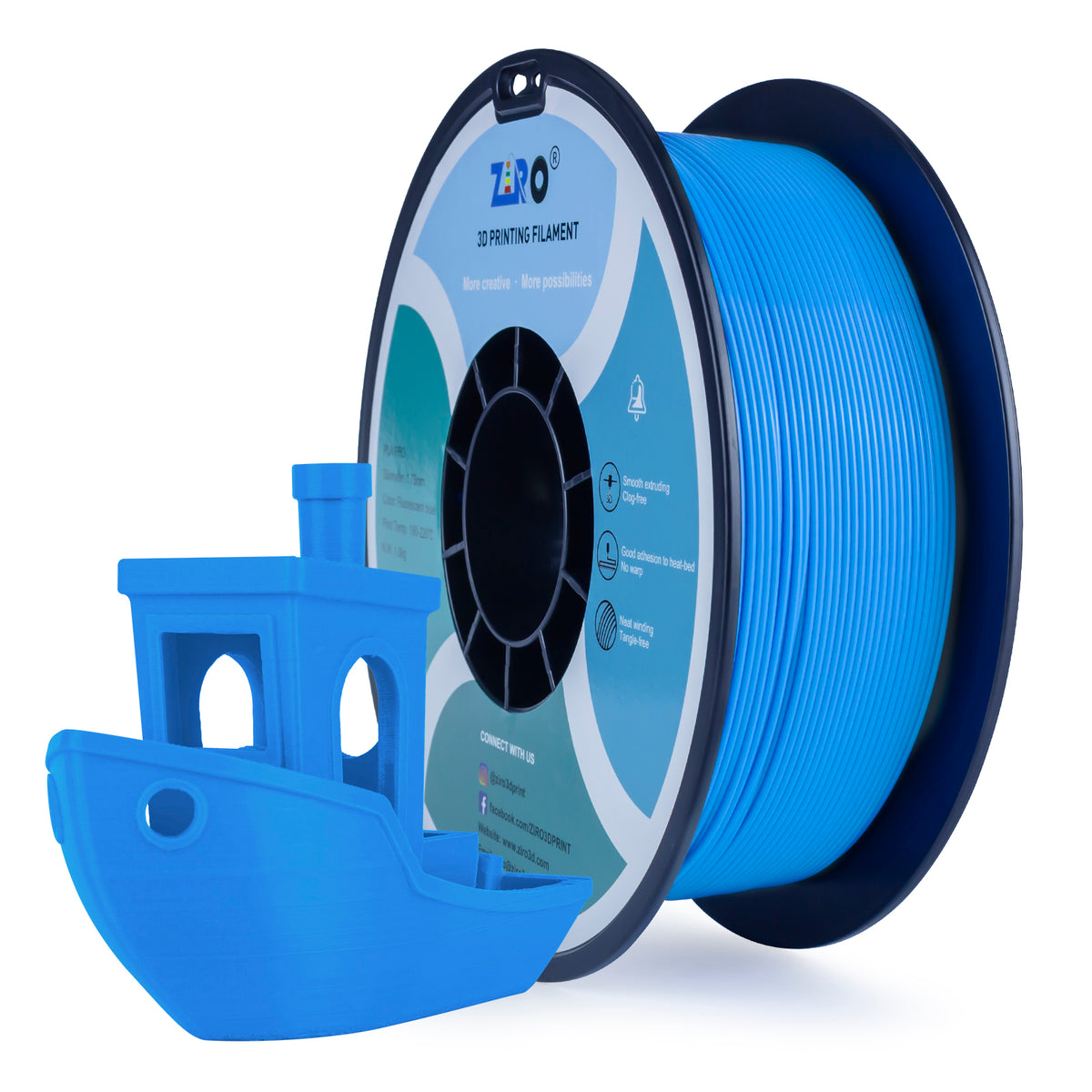 Ziro PLA Pro - Fluorescent Blue