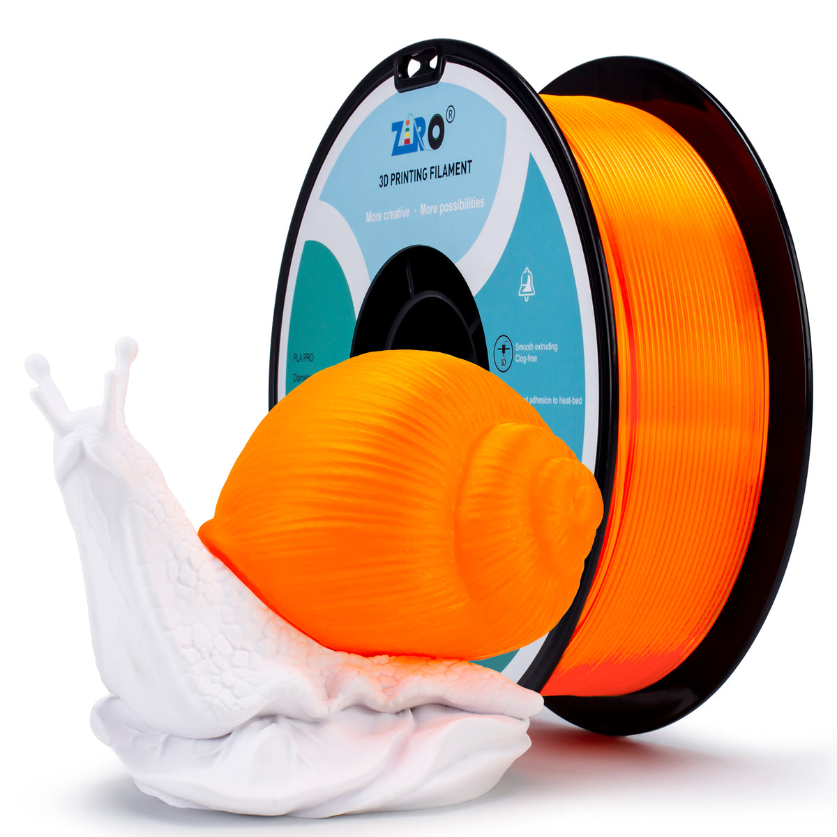 Ziro PLA Pro - Translucent Fluorescent Orange