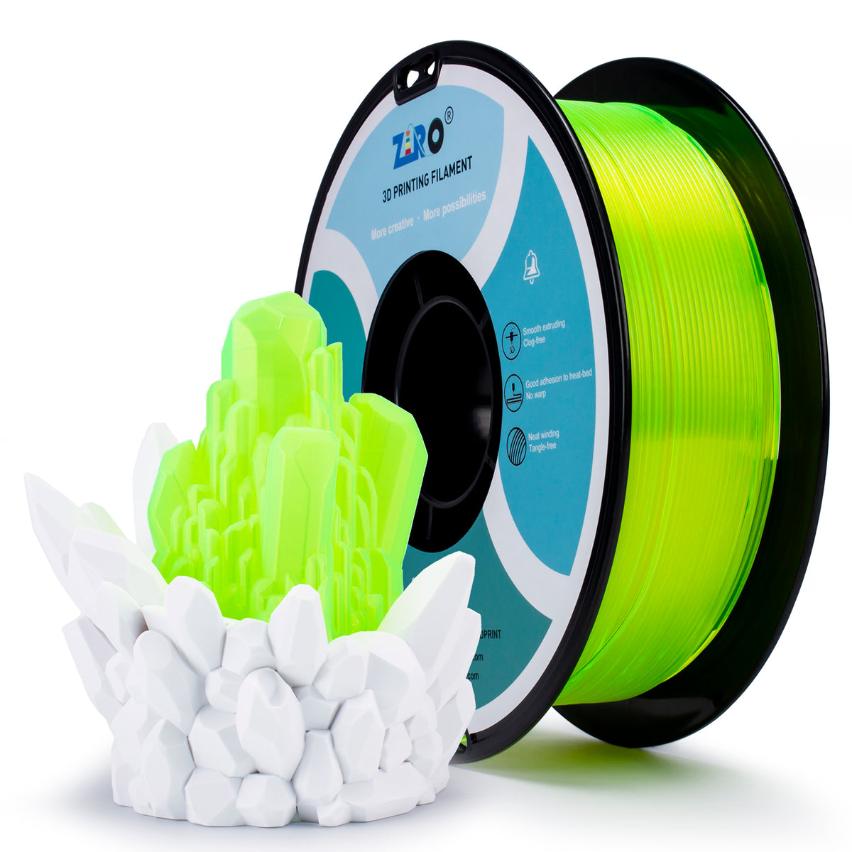 Ziro PLA Pro - Translucent Fluorescent Yellow