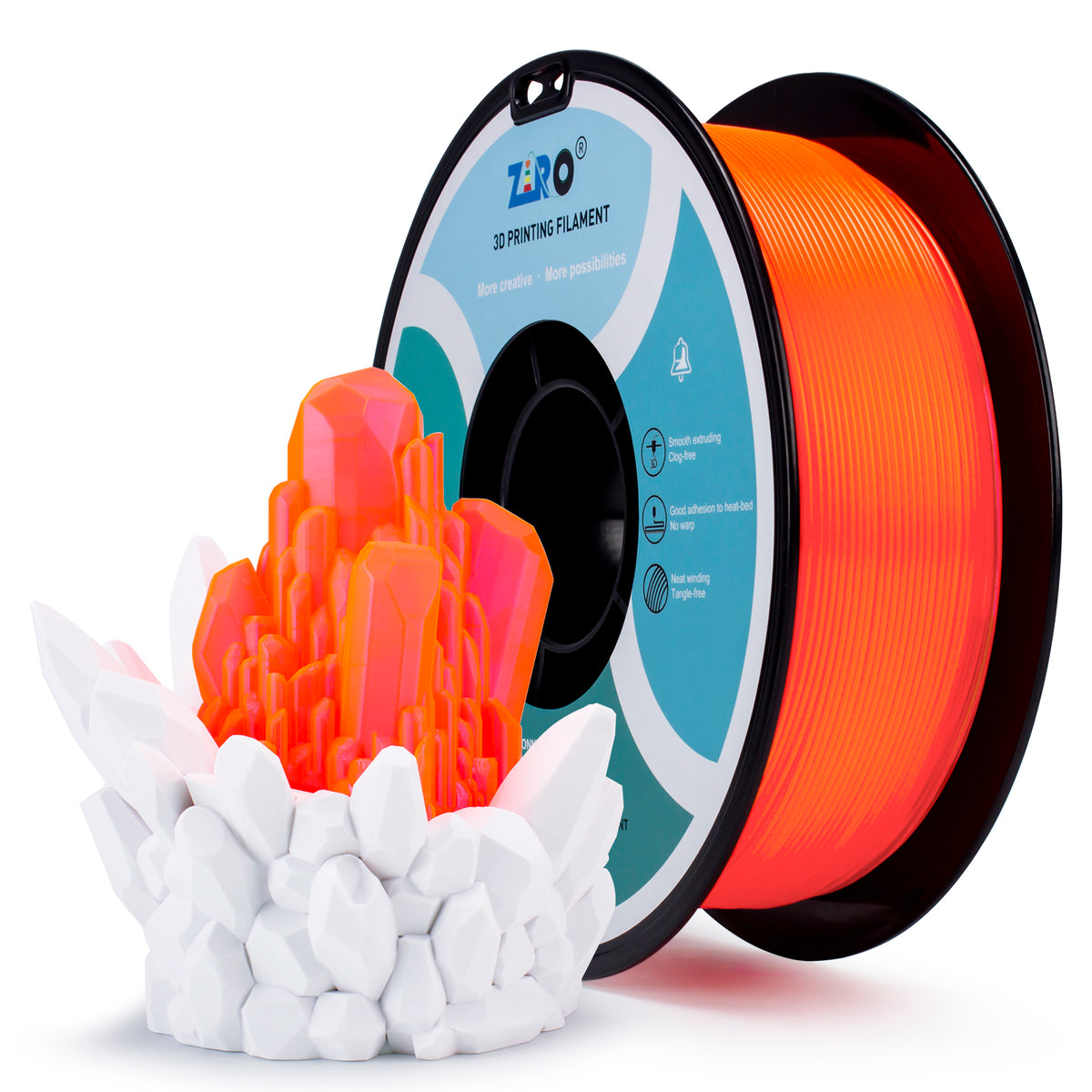 Ziro PLA Pro - Translucent Living Coral