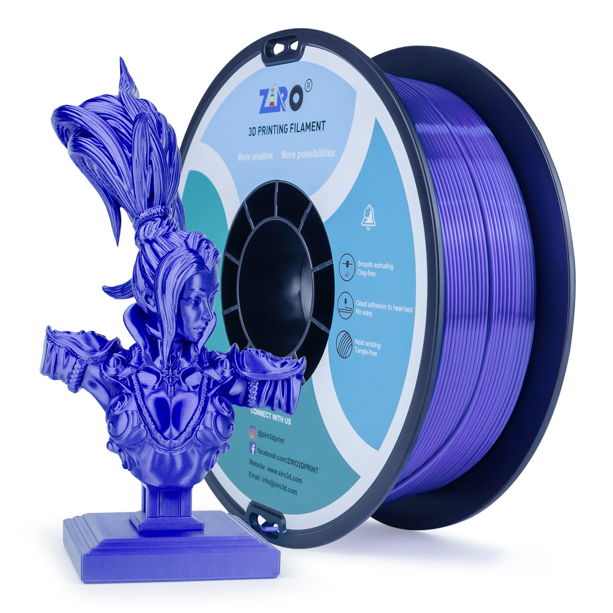 Ziro Silky PLA - Blue