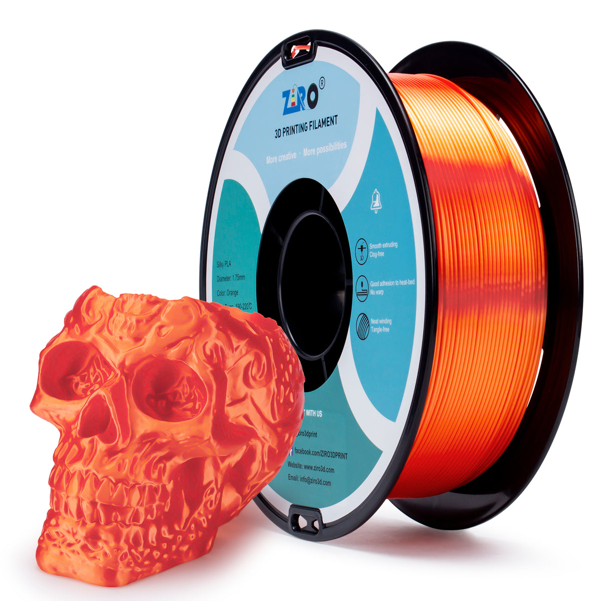 Ziro Silky PLA - Orange