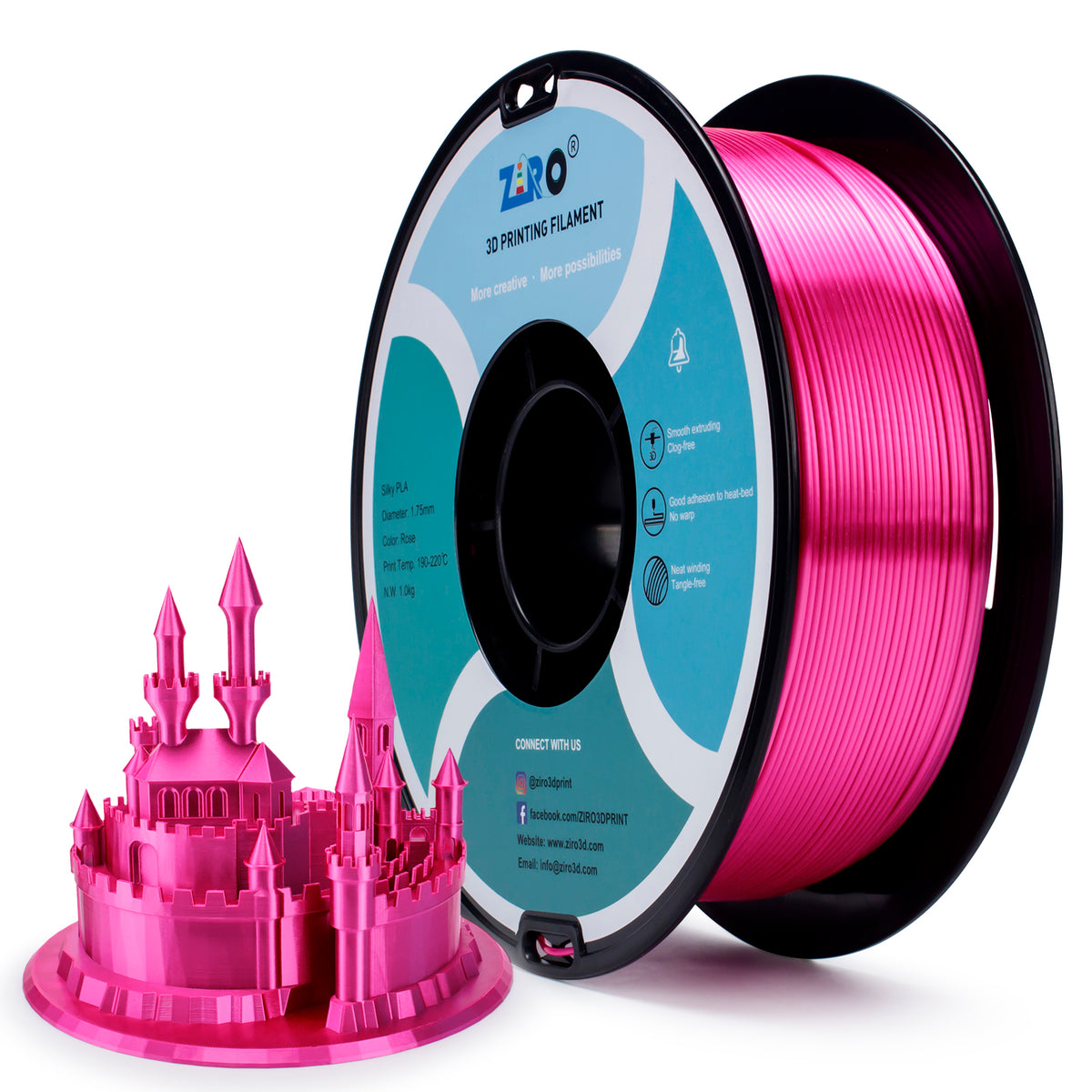 Ziro Silky PLA - Rose
