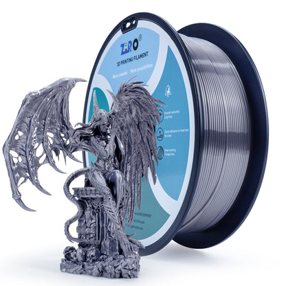 Ziro Silky PLA - Silver Gray
