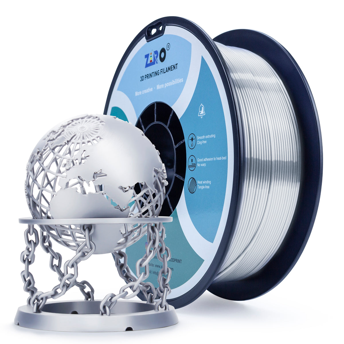 Ziro Silky PLA - Silver